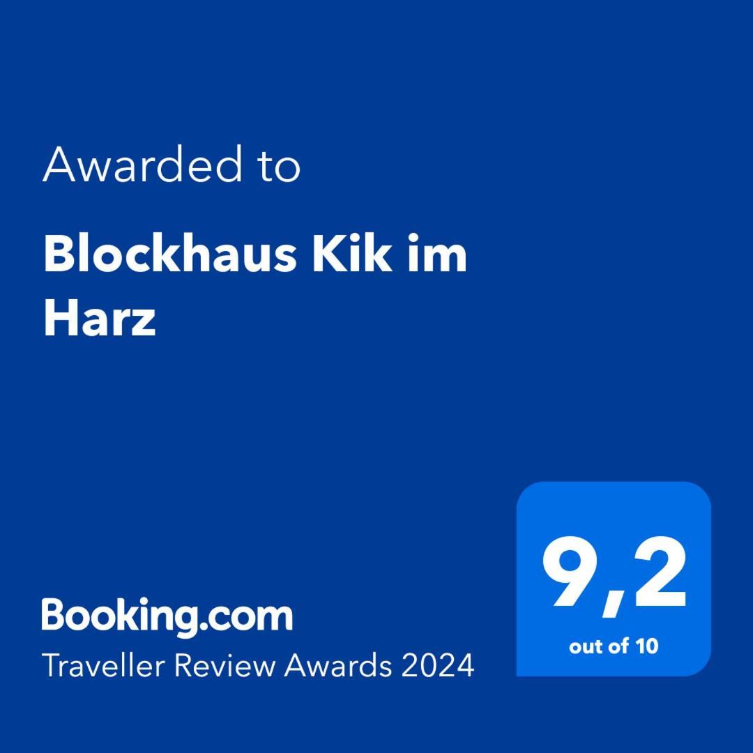 הוילה זנקט אנדריאסברג Blockhaus Kik Im Harz מראה חיצוני תמונה